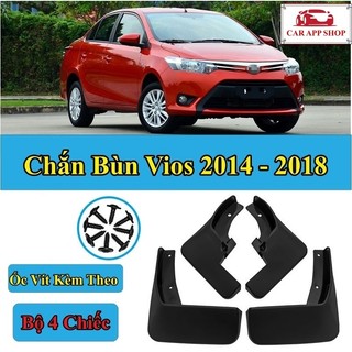 Chắn Bùn Vios 2008 - 2025 Chất Liệu Nhựa Dẻo Siêu Bền Tặng Kèm Thêm Ốc Vít