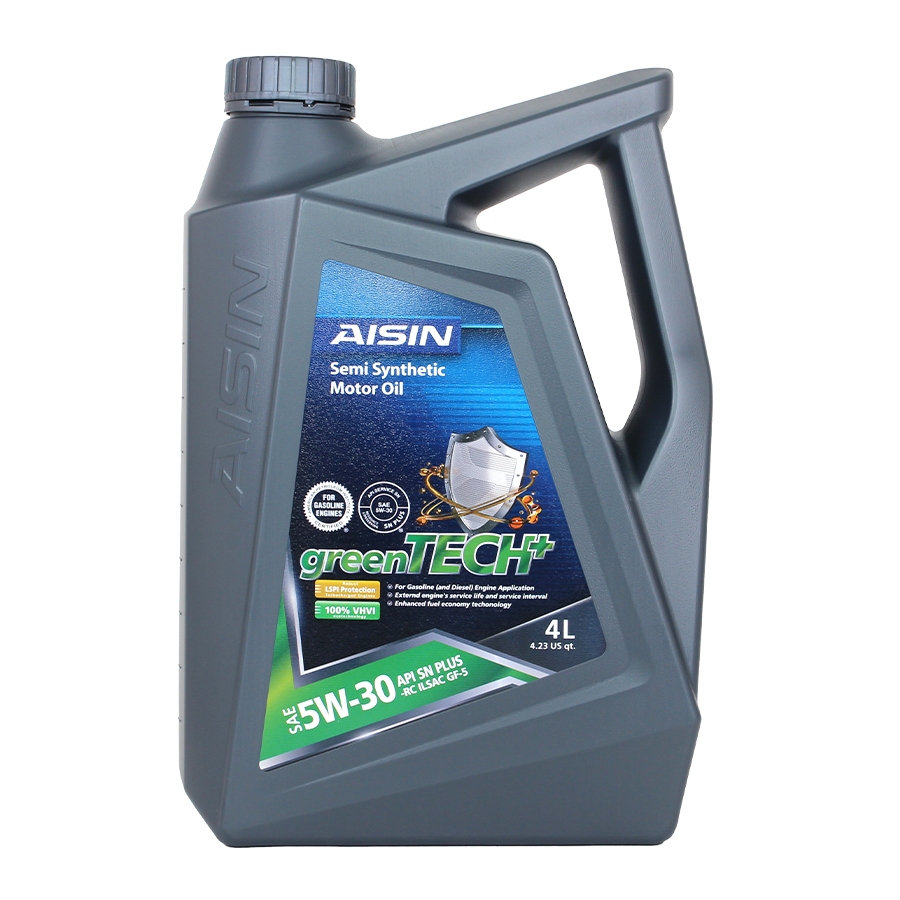 Nhớt Động Cơ AISIN ESSNP0534P 5W-30 SN Plus Greentech+ Semi Synthetic 4L