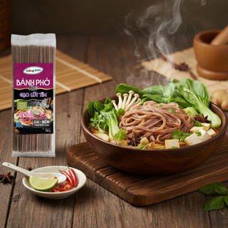 Bánh Phở Khô Gạo Lức Tím 200g - Chay Mặn Đều Dùng Được - TiPiKay Shop