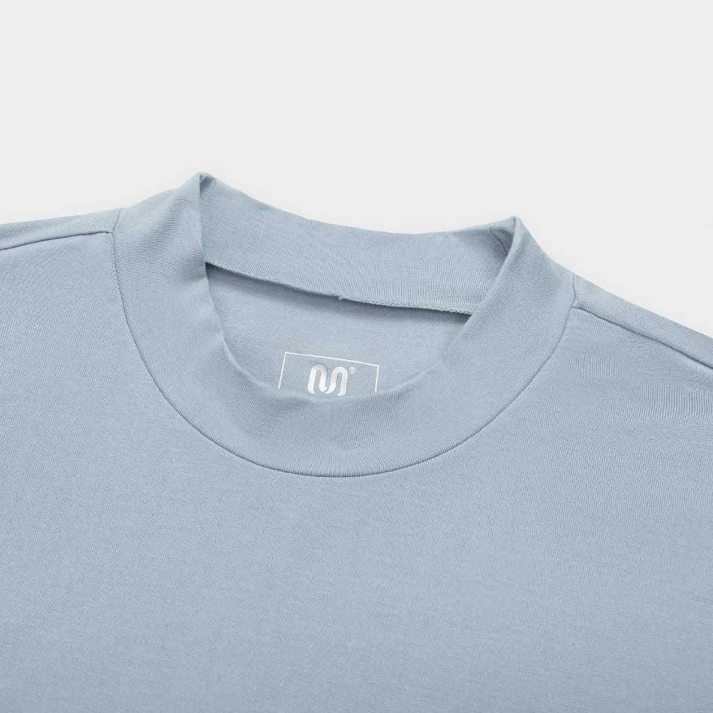 Áo Thun Giữ Nhiệt Nam Xám Insidemen Thoáng Khí Mềm Mịn Co Giãn Body Fit ILT026EDP01
