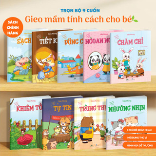 Sách - Combo 9 Cuốn Gieo Mầm Tính Cách Cho Bé