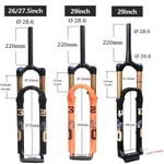 Phuộc Hơi Xe Đạp MTB HASSNS Hợp Kim Nhôm Phanh Đĩa  Kích Thước 27.5 29 Inch Trục 5x135/110x15mm Cổ Thẳng / Cổ Nở — ảnh 8