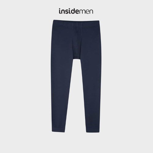 Quần Giữ Nhiệt Nam Xanh Than Insidemen Super Skinny Co Giãn Thoáng Mát IIP005EDP01