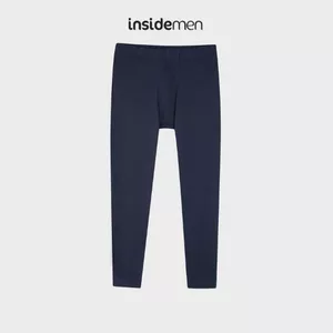 Quần Giữ Nhiệt Nam Xanh Than Insidemen Super Skinny Co Giãn Thoáng Mát IIP005EDP01