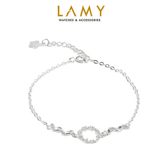 Lắc tay bạc LAMY Huyền thoại biển xanh Sparkling Blue Sea Bracelet Silver 2068