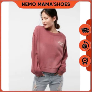 M&S ÁO SWEATER TAY DÀI HỒNG HOẠ TIẾT LOAN NHẠT NỮ (Q230725014)