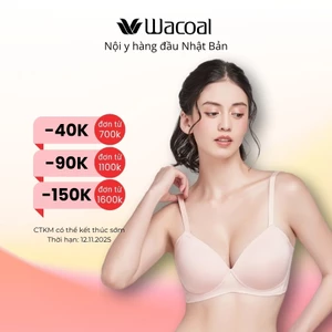 Áo lót Wacoal IYIB5169 không gọng, mút mỏng dưới 1cm thoải mái không đường may - YIB5169