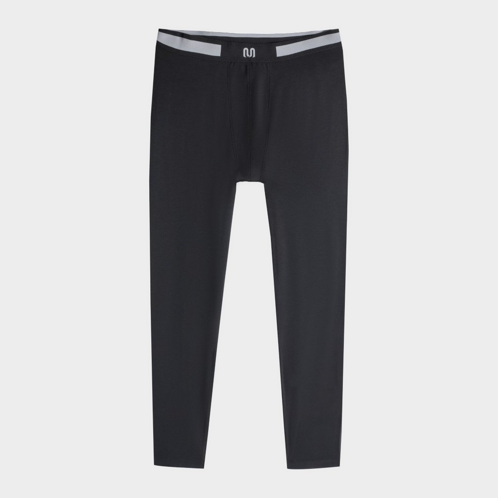 Quần Giữ Nhiệt Nam Đen Insidemen Super Skinny Co Giãn Thấm Hút IIP005EDP01