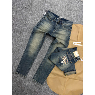 Quần jean nam wash sáng form slim fit cao cấp – phối họa tiết sau túi – phong cách streetwear cá tính