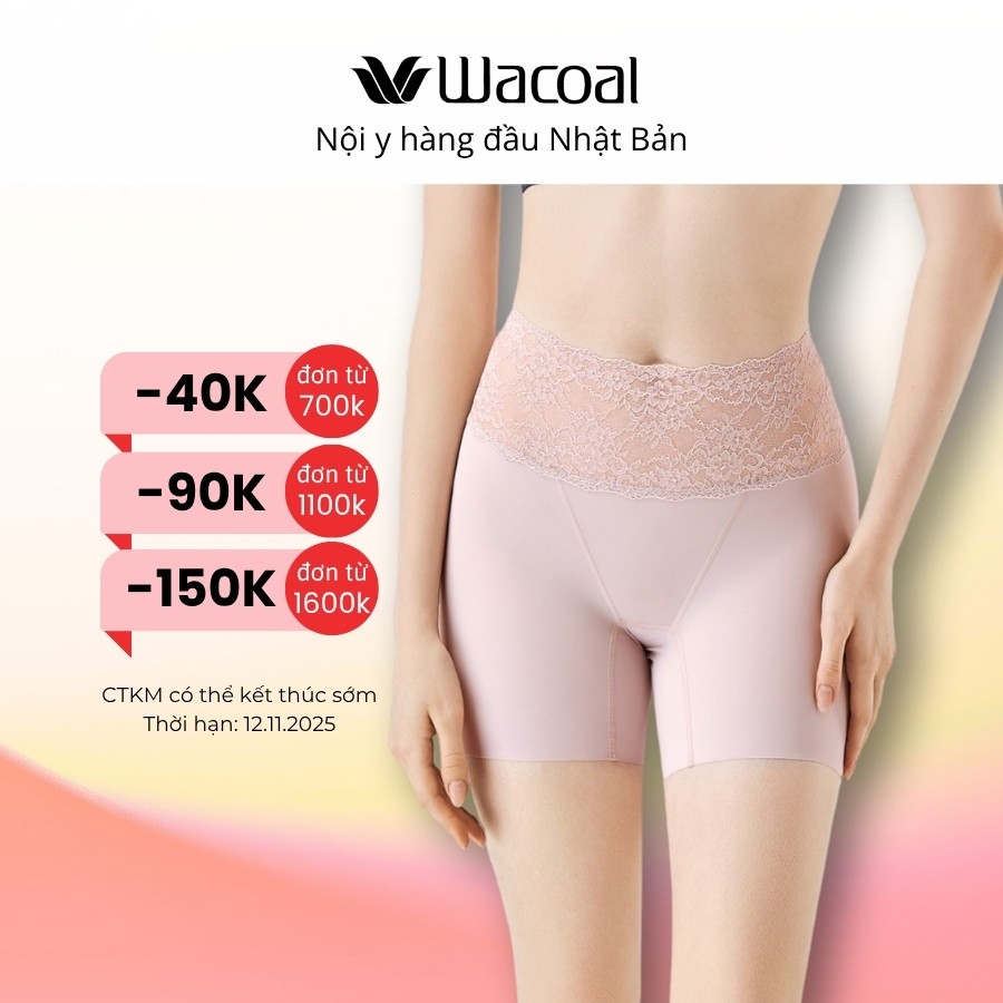 Quần gen Wacoal Wing VKJ4230 gen vừa định hình bụng và mông, thoải mái cả mùa nắng nóng - KJ4230