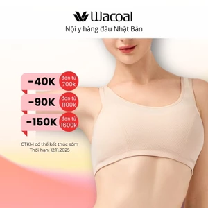 Áo lót trẻ em Wacoal IJB3736 không gọng, không móc cài vải thoáng khí - JB3736 bra junior