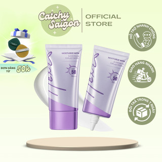[HEXZE] Kem Lười Chống Nắng Nâng Tone Hexze Vỏ Tím, SPF 50 PA+++ Dạng Tuýp Dưỡng Ẩm, 50g