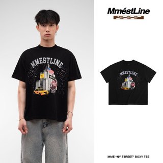 Áo thun MMESTLINE "NY STREET" form Boxy chất liệu Premium Cotton in lụa Trame