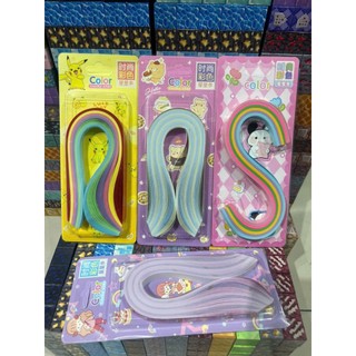 Giấy Gấp Sao Sanrio Bé Kuromi, Capybara,Labubu,Gấp Sao dạ quang, Đồ DIY Giấy Gấp Sao