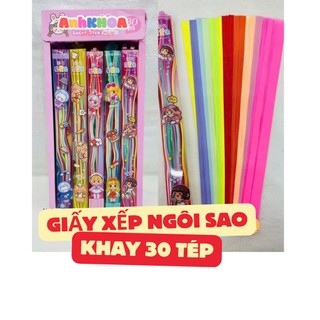Giấy Gấp Sao Sanrio Bé Kuromi, Capybara,Labubu,Gấp Sao dạ quang, Đồ DIY Giấy Gấp Sao