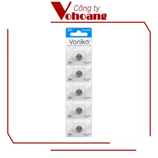 Pin Voniko LR44 / AG13 / A76 Alkaline thương hiệu Mỹ chính hãng, điện áp 1.5V, tương thích mọi thiết bị