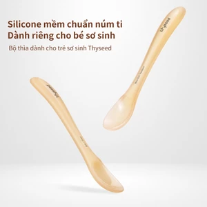 Thìa mềm Silicon cho trẻ sơ sinh Thyseed [Bộ 2 thìa ăn dặm]