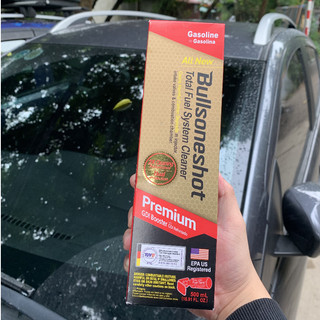 Bullsoneshot Premium Gasoline - Dung Dịch Làm Sạch Buồng Đốt Ô Tô Xăng - 500ml|Xe Êm, Tiết Kiệm Xăng