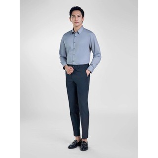 Owen - Áo sơ mi dài tay Slim Fit AS250012D màu Xám chất liệu Modal