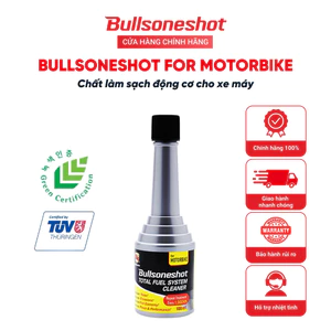 Dung Dịch Vệ Sinh Động Cơ Xe Máy Bullsoneshot 100ml - Công Nghệ Hàn Quốc Tiên Tiến