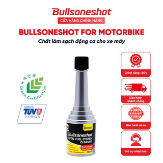Dung Dịch Vệ Sinh Động Cơ Xe Máy Bullsoneshot 100ml - Công Nghệ Hàn Quốc Tiên Tiến