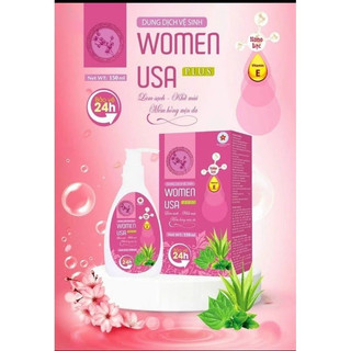 Dung dịch vệ sinh phụ nữ Women USA Plus - Ngăn Ngừa Viêm Nhiễm Bệnh Phụ Khoa, Nấm Ngứa Vùng Kín