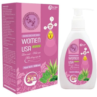 Dung dịch vệ sinh phụ nữ Women USA Plus - Ngăn Ngừa Viêm Nhiễm Bệnh Phụ Khoa, Nấm Ngứa Vùng Kín