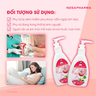 Dung Dịch Vệ Sinh NOSA Queen - Làm Sạch, Kháng Khuẩn, Khử Mùi Hôi, Duy Trì Độ Ẩm, Ngăn Ngừa Viêm Nhiễm Nấm Ngứa
