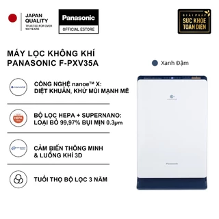 [NHẬP ELPN1T5P GIẢM 18% TỐI ĐA 1500K] Máy lọc không khí Panasonic F-PXV35A nanoe™ X - Bộ lọc HEPA - Hàng chính hãng