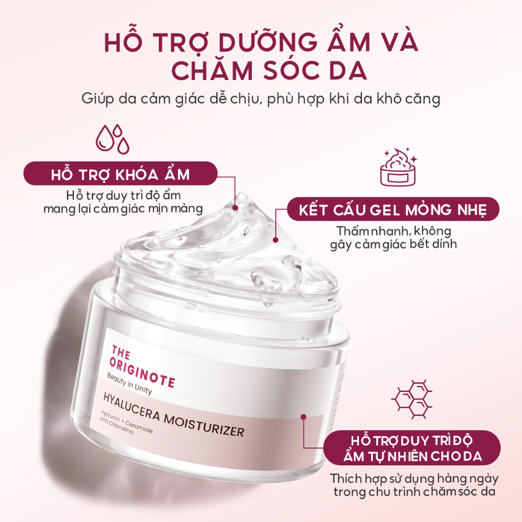 [Ngày&Đêm] Kem Dưỡng The Originote Cấp Ẩm và Dưỡng Trắng Da Không Dính 24H Chăm Sóc Da 50g+50g