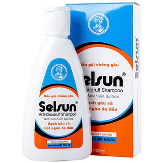 Dầu gội chống gàu Selsun 100ml. Sạch gàu, hết ngứa, nấm
