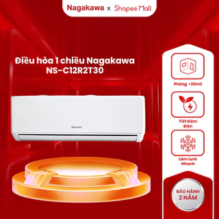 Điều hòa 1 chiều Nagakawa 12000BTU (1.5 Hp) NS-C12R2T30 - Bảo hành 2 năm