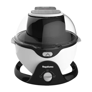 Nồi chiên không dầu mini 6 lít Nagakawa NAG3301, bảo hành 1 năm
