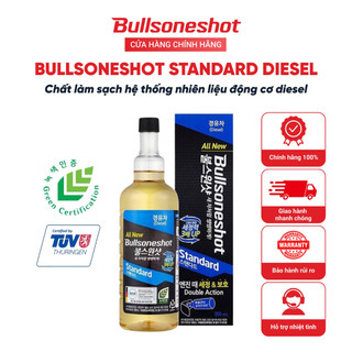 Bullsoneshot Standard Diesel Làm Sạch Kim Phun & Buồng Đốt Vượt Trội 500ml | Giảm Hao Dầu Hiệu Quả