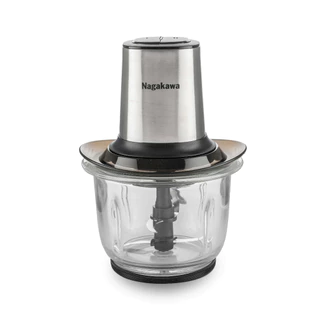 [LIVE] Máy xay thịt Nagakawa NAG0812, công suất 400W, dung tích 1.5L, lưỡi dao inox 304, bảo hành 12 tháng