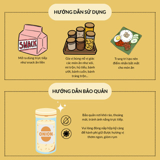 Hành Phi CÔ THẮM Hũ 1000g - Hành Phi Nguyên Chất 100%, Thủ Công Nhà Làm, Thơm Ngon Tròn Vị