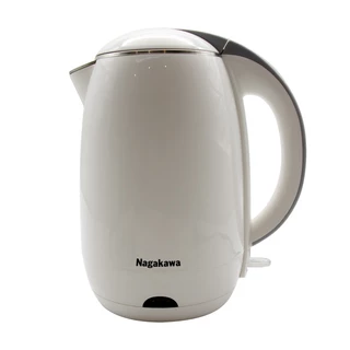 Bình siêu tốc đun nước 1.8L Nagakawa NAG0314 (1800W), sôi nhanh, chức năng chống cạn nước, bảo hành 12 tháng