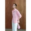 Áo sơ mi sọc nữ GILLEE (nhiều màu) dáng dài vải cotton cao cấp thoáng mát FAS386
