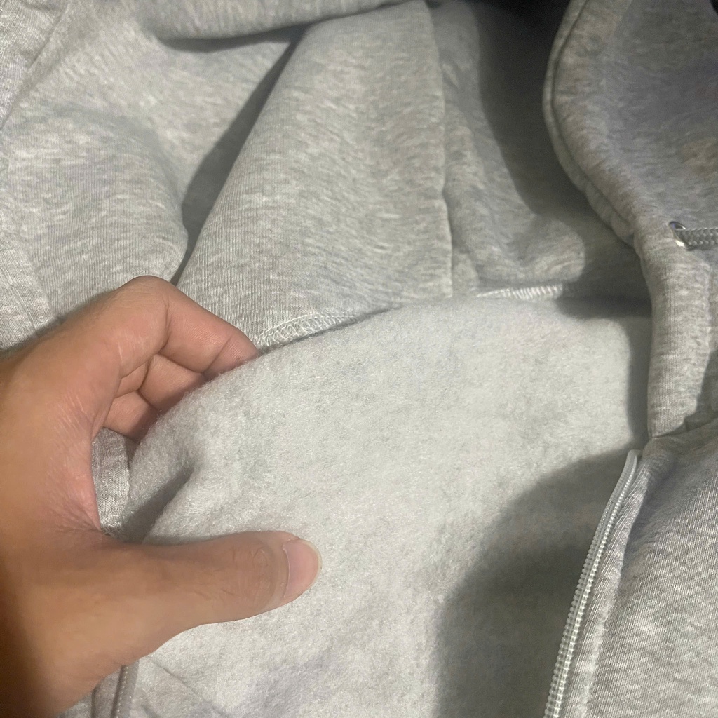 Áo Khoác Hoodie Zip Nỉ Bông In Hình Ngôi Sao Y2k Keeshy Form Basic Unisex Chất Liệu Dày Dặn Hàng Đẹp