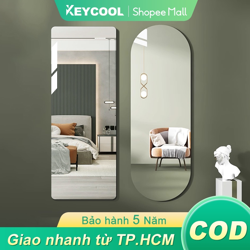 [Bồi vỡ]Gương toàn thân treo tường KEYCOOL, chống vỡ, chống biến dạng, dùng trang điểm tiện lợi