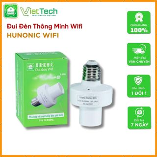 Đui Đèn Thông Minh Wifi Hunonic, Hẹn Giờ Từ Xa Tự Động, Điều Khiển Từ Xa Bằng Điện Thoại