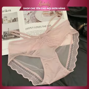Quần lót lụa mix ren cao cấp Lalaly L09 – quần lót ren mềm mịn, quyến rũ, sang trọng quý phái