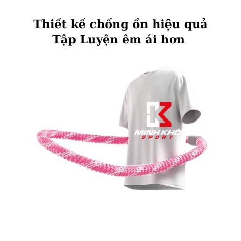 Vòng Lắc Eo Lò Xo Phiên Bản Nâng Cấp Bọc Vải Êm Ái, Chống Ồn, X3 Lần Tác Động Mạnh Mẽ Hơn