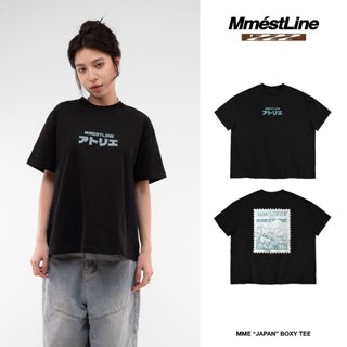 Áo thun MMESTLINE "JAPAN" form Boxy chất liệu Premium Cotton in lụa Trame