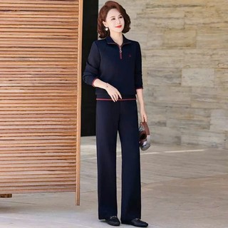 Bộ Đồ Thể Thao Xuân Thu Năng Động Cho Nữ Trung Niên AB64