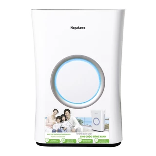 Máy Lọc Không Khí NAGAKAWA NAG3502M Lọc Sạch Không Khí Bụi Mịn Tạo Ion Phù Hợp Phòng Lớn Nhỏ 50m2 Bảo Hành 12 Tháng