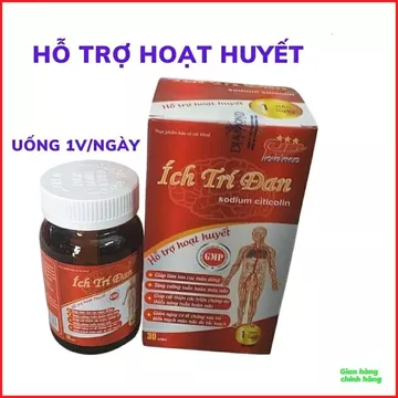 Ích Trí Đan-Hỗ trợ tan cục máu đông,cải thiện thiểu năng tuần hoàn não,tăng cường tuần hoàn não