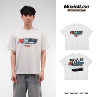 Áo thun MMESTLINE "RACEWAY" form Boxy chất liệu Premium Cotton In Lụa Trame