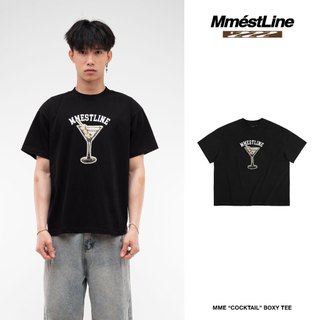 Áo thun MMESTLINE "COCKTAIL" form Boxy chất liệu Premium Cotton in lụa Trame