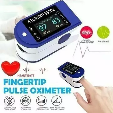 Máy theo dõi sức khoẻ kẹp ngón tay Máy kiểm tra sức khoẻ tại nhà đơn giản